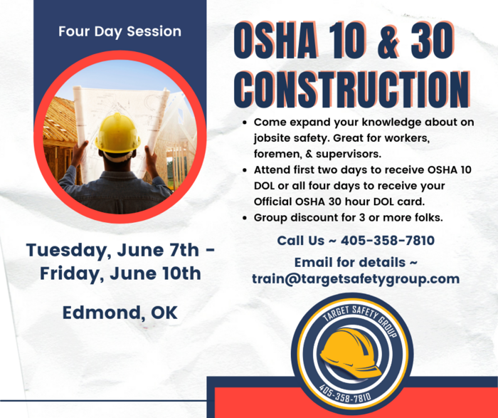OSHA 10 & 30 Flyer 