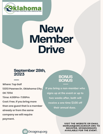 New Member Drive Flyer Bonus Bonus